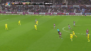 A touch of magic. Diafra Sakho's stunning effort against Liverpool earlier this season.